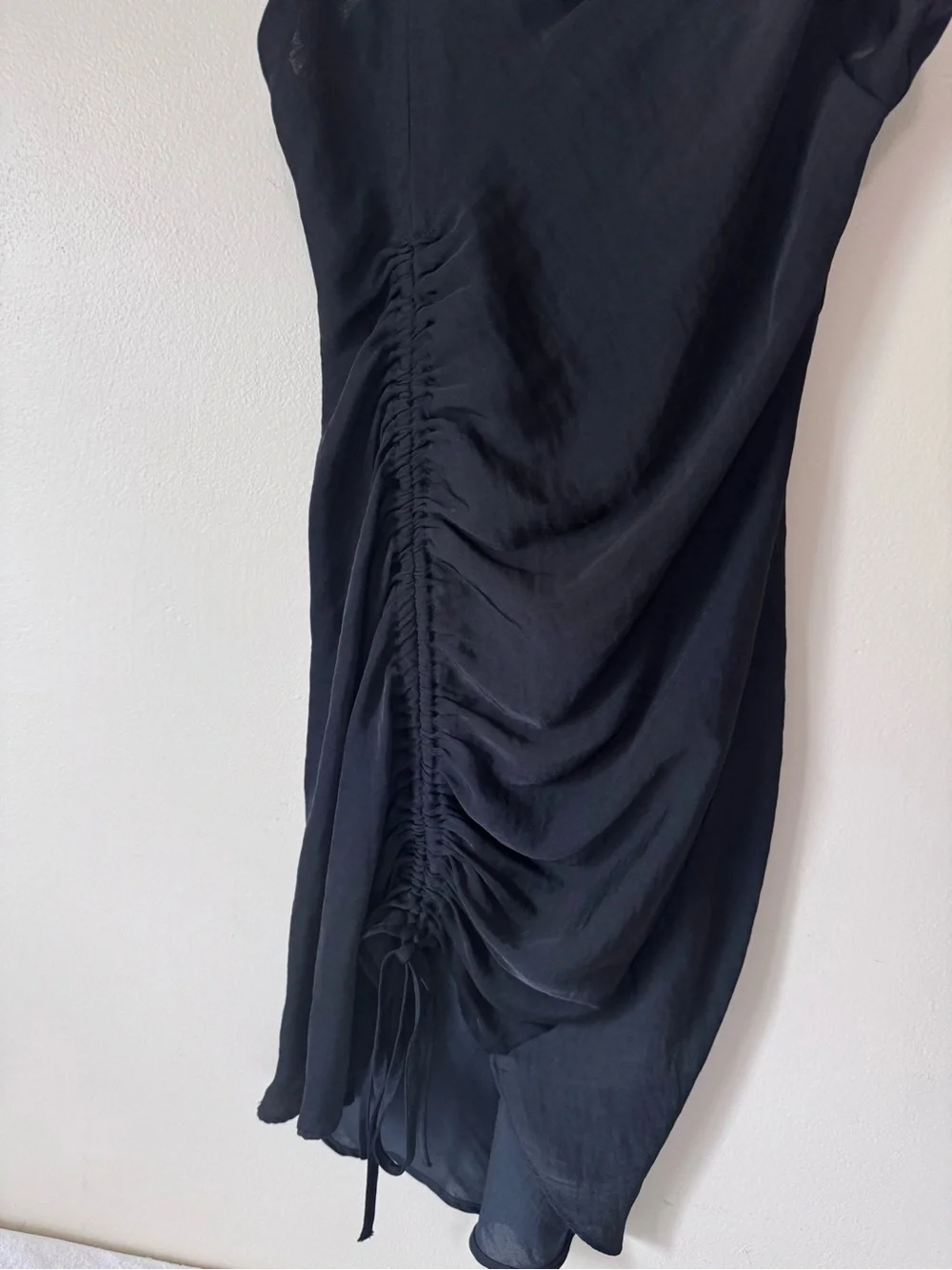 Free People Black Strapless Dress w/Adjustable Ruching | SP - Women’s